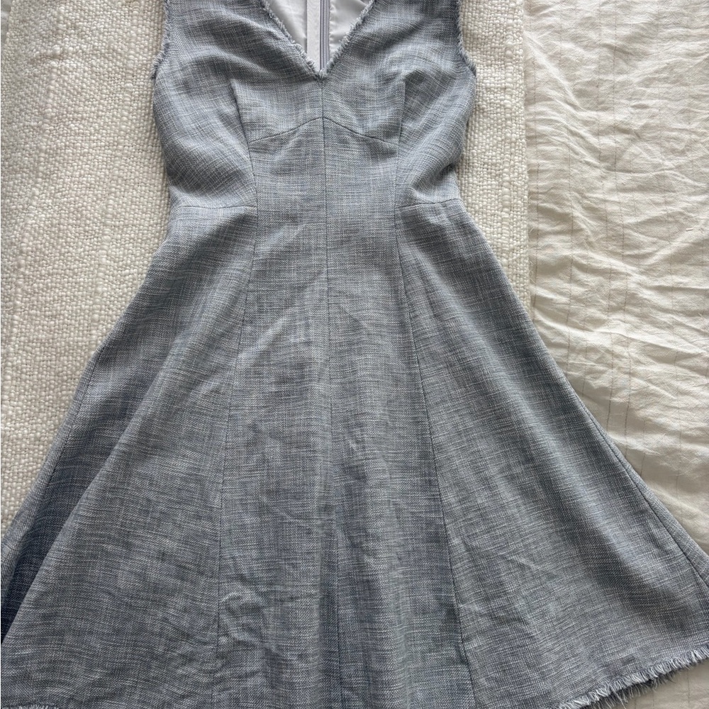 Rebecca Taylor Elegant Blue Cotton Dress